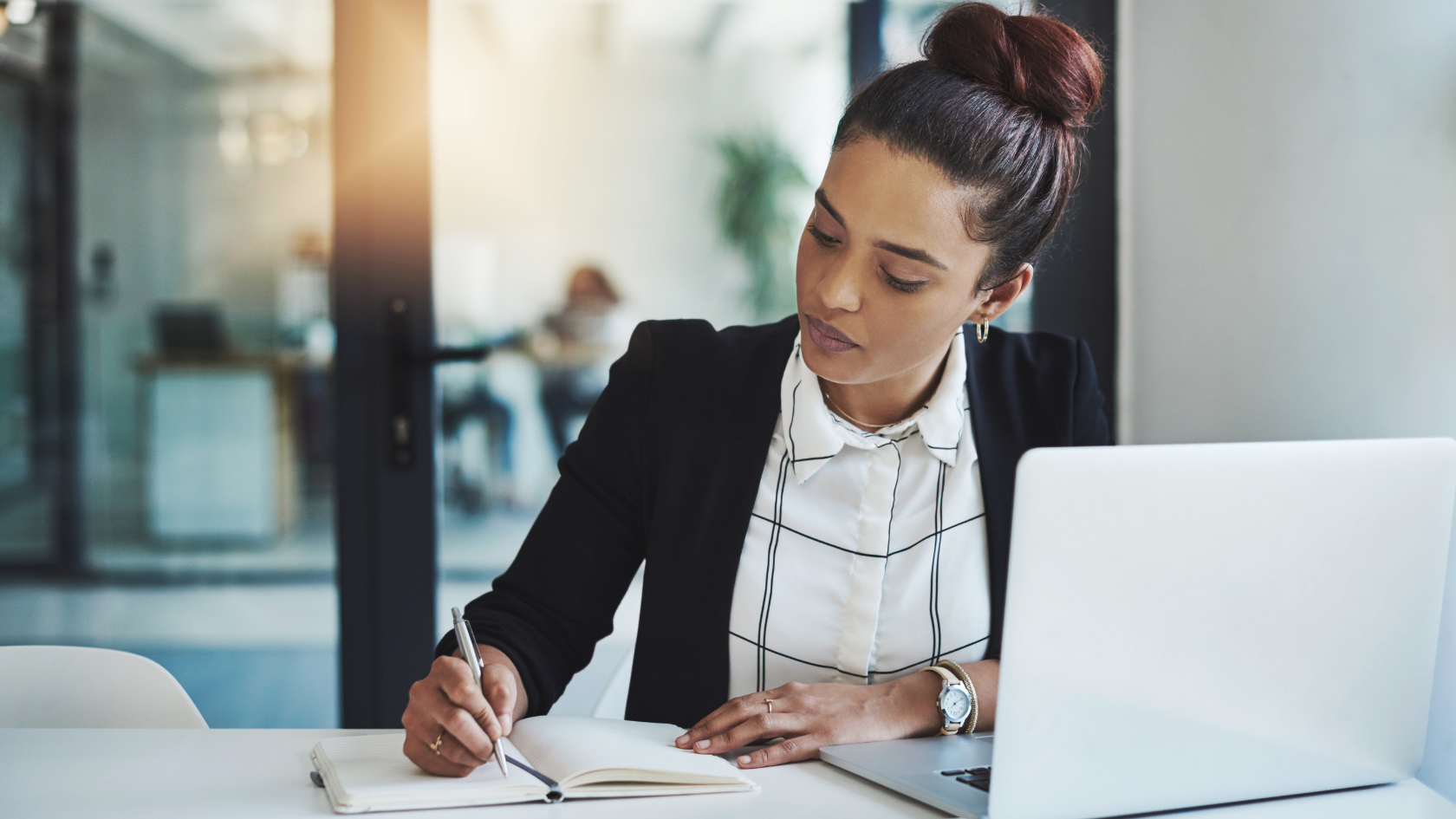 Data Privacy In House Legal Attorney working at desk