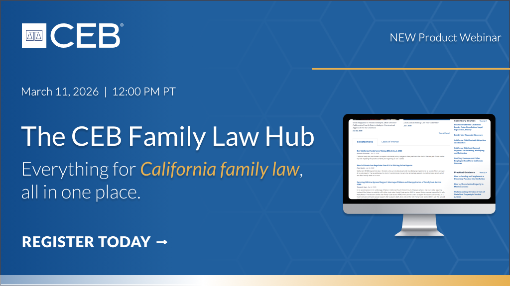 Family Law Hub Webinar preview image