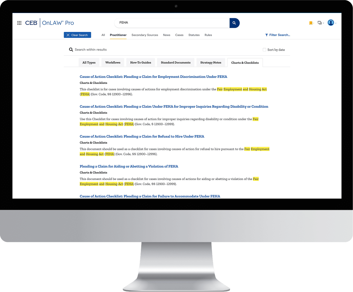 Practitioner screenshot on desktop of software with new UI improvements for search