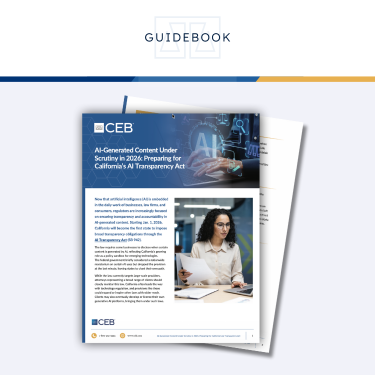 AI-Generated Content Comes Under Scrutiny in 2026 guidebook from CEB