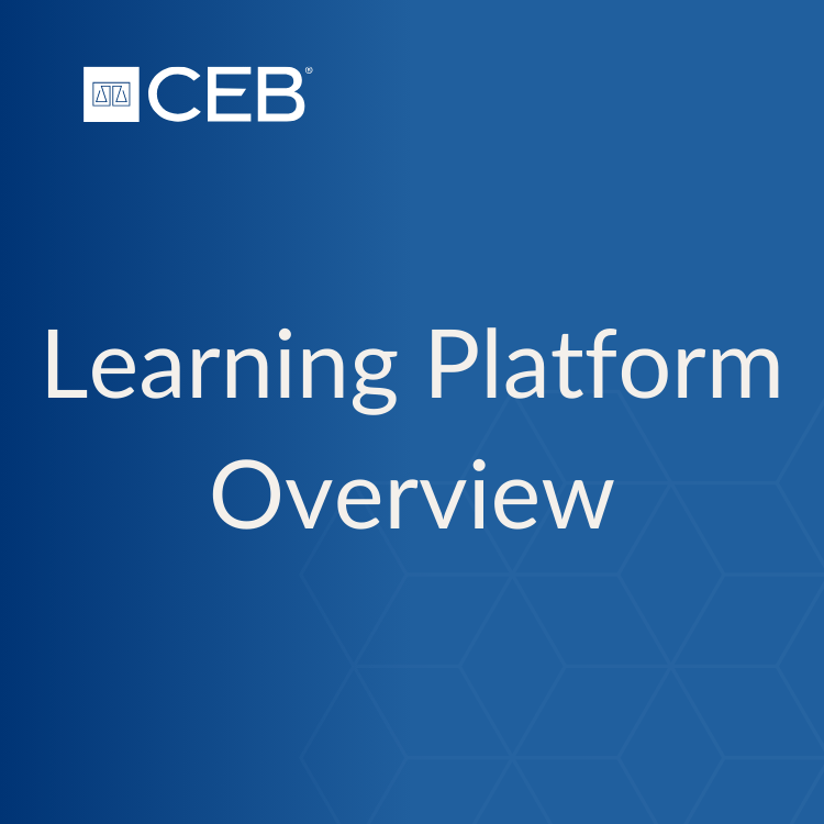 CEB OnLAW Pro platform overview thumbnail tile for video