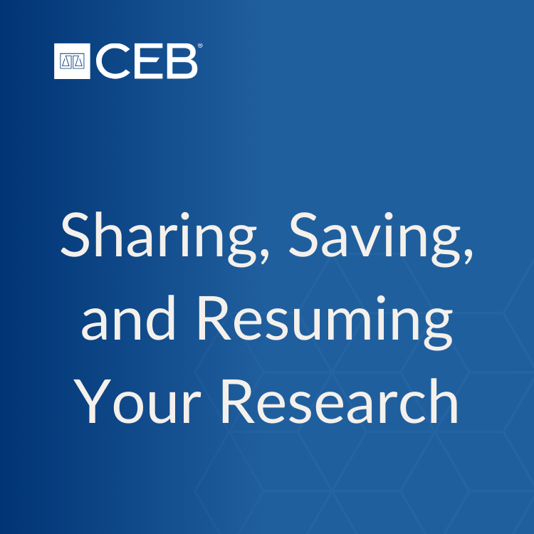 CEB Sharing, Saving, and Resuming Research thumbnail tile for video
