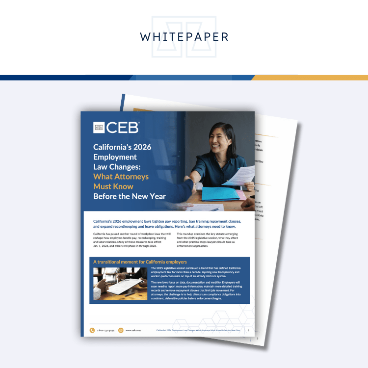 Employment Law 2026 White paper preview image
