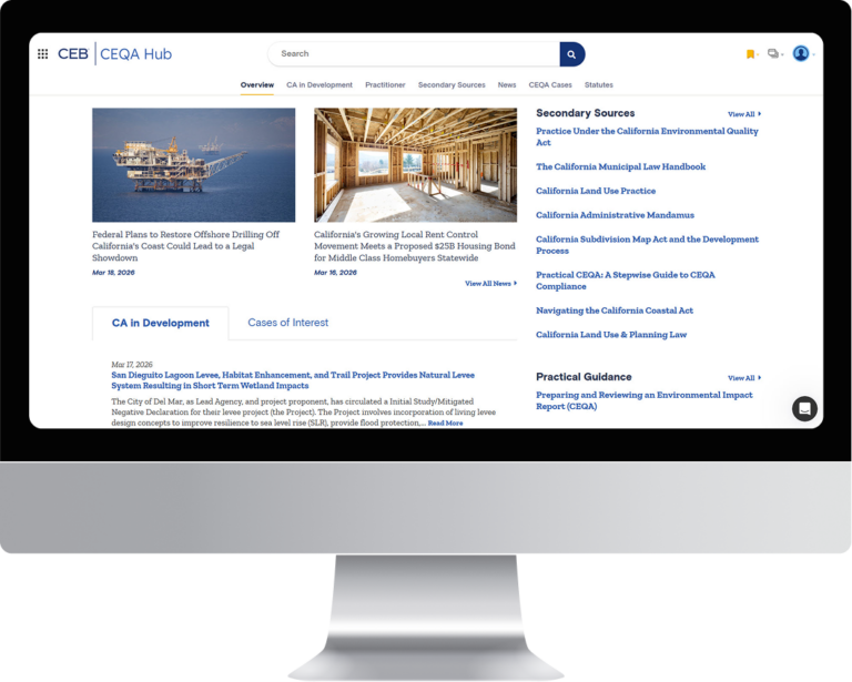 CEQA Hub Desktop